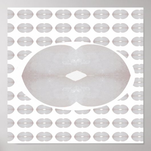 LIPS KISS Art Value Poster papier (Devant)
