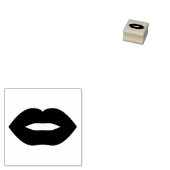 Lips Kiss Rubberstempel (Gestempeld)