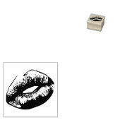 Lips - Kiss Rubberstempel (Gestempeld)