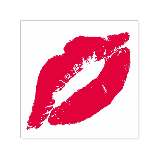 Lips Kiss Zelfinktende Stempel (Design)