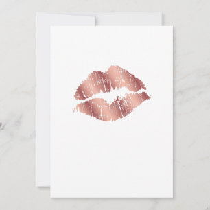 Lips Kus Me Valentijn Roze Feestdagenkaart