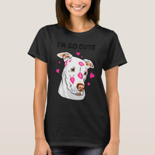 Lips kussen zoete Amerikaanse Pitbull T-shirt