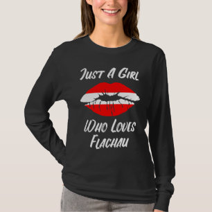 Lips Mond Love Oostenrijk Vlag Flachau T-shirt