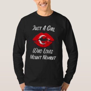 Lips Mond Love Turkse Vlag Nemrut Dagi T-shirt