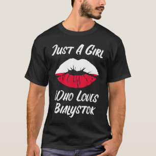 Lips Mond Mond Verzorging Poolse Vlag Bialystok T-shirt