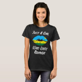 Lips Mouth Love Flag Rwanda T-shirt (Voorkant volledig)
