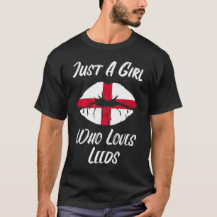 Lips Mouth Love Saint George's Cross Flag Leeds T-shirt