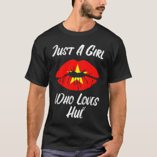 Lips Mouth Love Vietnamees Flag Hue T-shirt