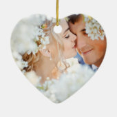 Lips Mrs Hipster  Retro Bride Keramisch Ornament (Achterkant)