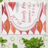 Lips Mrs Hipster Retro Lil' Lady Theedoek (Gevouwen)