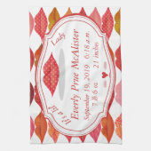 Lips Mrs Hipster Retro Lil' Lady Theedoek (Verticaal)