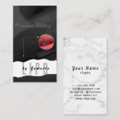 Lips PMU Microblading Henna Salon Visitekaartje (Voorkant / Achterkant)