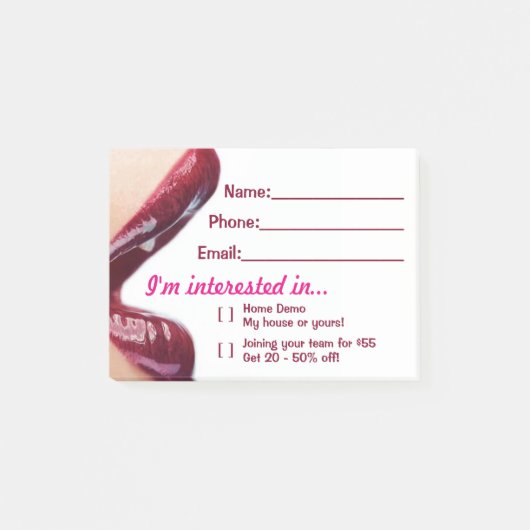 Lips Post Post-it® Notes (Voorkant)