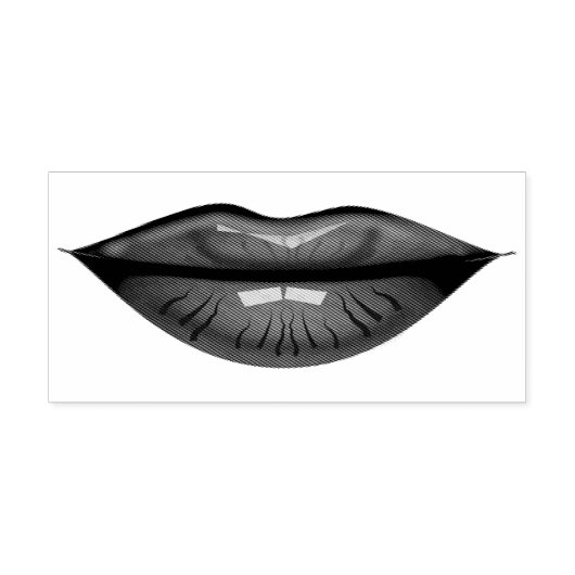 Lips Rubberstempel (Afrduk)