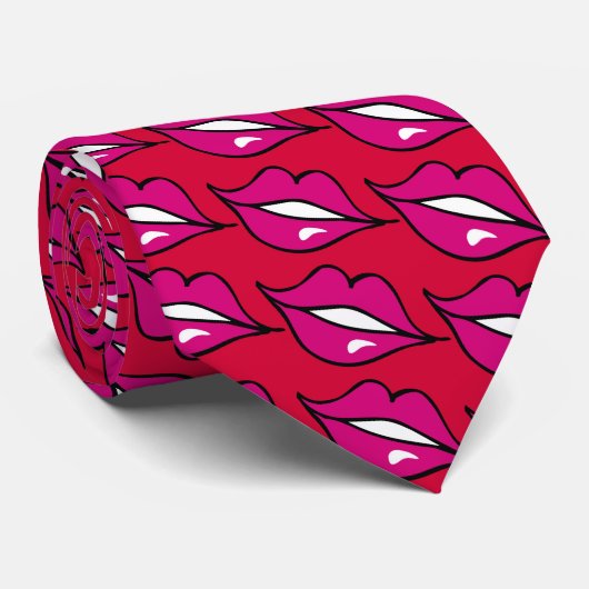 Lips Stropdas (Opgerold)