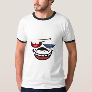 Lips & Teeth Harmony: Uniek Emoji-ontwerp T-shirt