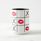 Lips Tic Tac Toe Mok (Midden)