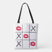 Lips Tic Tac Toe Tote Bag (Achterkant)