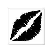 Lips - verzegeld met een kus 	rubberstempel (Afrduk)