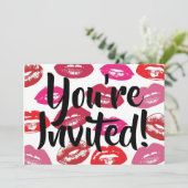 Lips Vous êtes invité Invitation (Debout devant)