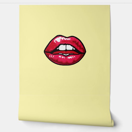 lips wallpaper fun behang (Afrollen)