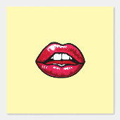 lips wallpaper fun behang (Voorkant)