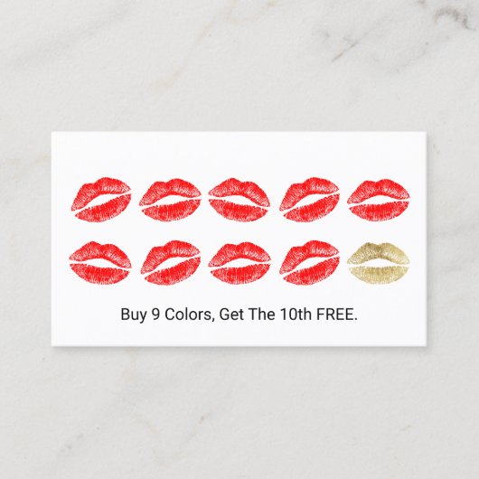 LipSense Distributor Red Lips Makeup Loyalty (Voorkant)