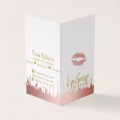 LipSense Lips Distributor Roos Gold Driving Visitekaartjes (Buitenkant)