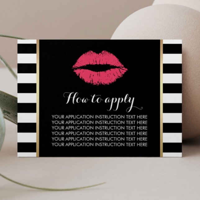 Lipsense maquillage Lips Instructions sur le produ (Créateur téléchargé)