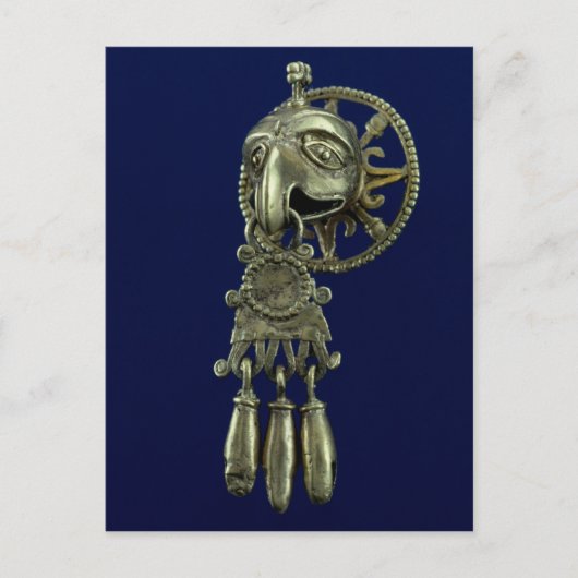 Lipstekker van de vogelgod briefkaart (Voorkant)