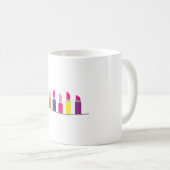 Lipstick Border Koffiemok (Voorkant rechts)