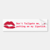 Lipstick Bumpersticker (Voorkant)