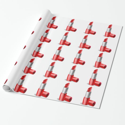 Lipstick Cadeaupapier (Uitgerold)