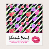 Lipstick Distributeur Loyalty Stamp Kiss Merci (Outside Unfolded)