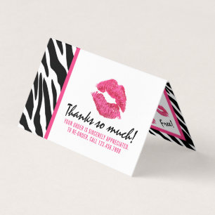 Lipstick Distributeur Loyalty Stamp Kiss Merci