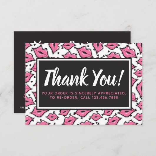 Lipstick Distributeur Merci Rose Lips Kiss (Devant / Derrière)