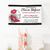 Lipstick Distributor Beauty Party / Trade Show Spandoek (Insitu)