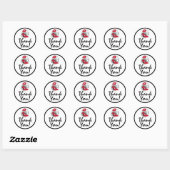 Lipstick Distributor Glam Modern Lips Thank You Ronde Sticker (Vel)