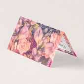 Lipstick Distributor Loyalty Stamp Kiss Dank u Kaart (Achterkant)