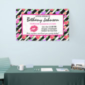 Lipstick Distributor Roos Kiss Trade Show / Party Spandoek (Beurs)