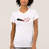 LIPSTICK DRAAIEN T-SHIRT (Voorkant)
