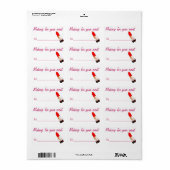 Lipstick Etiket (Full Sheet)