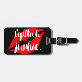 Lipstick Junkie Bagagelabel