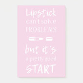 Lipstick kan problemen niet oplossen post-it® notes (Voorkant)