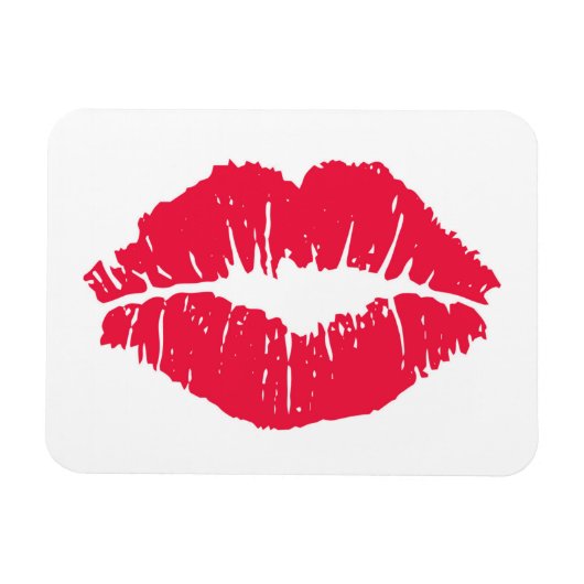 Lipstick Kiss Magneet (Horizontaal)