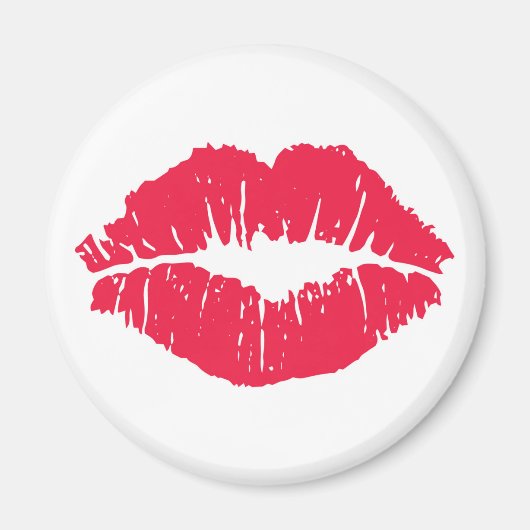 Lipstick Kiss Magneet (Voorkant)