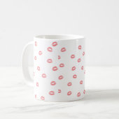 Lipstick Kiss: Mok koffie (Voorkant links)