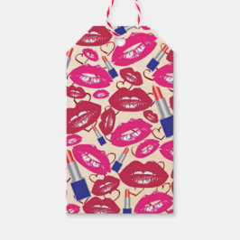 Lipstick Kiss Pattern Cadeaulabel
