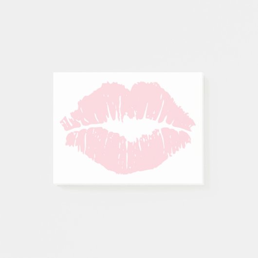 Lipstick Kiss Post-it® Notes (Voorkant)