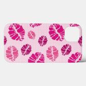 Lipstick Kiss Shape Print Patroon Case-Mate iPhone Case (Achterkant (horizontaal))